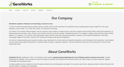 Desktop Screenshot of geneworks.com.au